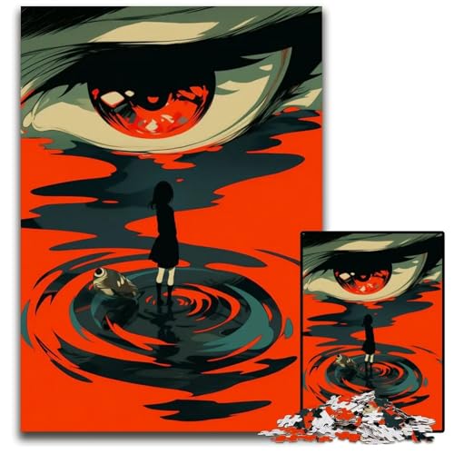 Puzzle für Erwachsene 1000 Teile Abnormal Core Holzpuzzle perfekt für Familienspaß Partyspiele Geburtstagspartygeschenke 1000 Teile (75 x 50 cm) von ZZQWIPEIS