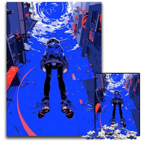 Puzzle für Erwachsene 1000 Teile Abnormal Core Holzpuzzle perfekt für Familienspaß Partyspiele Geburtstagspartygeschenke 1000 Teile (75 x 50 cm) von ZZQWIPEIS