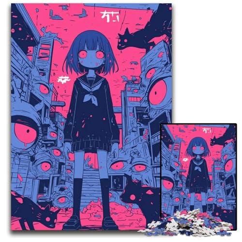 Puzzle für Erwachsene 1000 Teile Abnormal Core Puzzles für Erwachsene Heimaktivität für Feiertage Geburtstage und Familienspieleabende 1000 Teile (75 x 50 cm) von ZZQWIPEIS