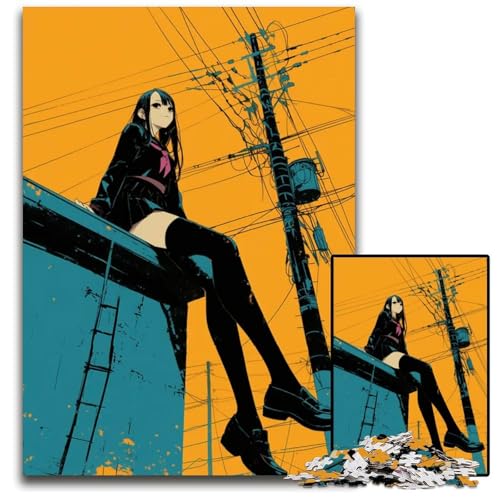 Puzzle für Erwachsene 1000 Teile Abnormal Core schwierige Puzzles für Erwachsene anspruchsvolles DIY-Denkspiel für Teenager 1000 Teile (75 x 50 cm) von ZZQWIPEIS