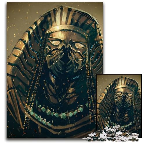 Puzzle für Erwachsene 1000 Teile Ancient Dead Farao Puzzle für Erwachsene kreatives Familienspiel und Heimdekoration Teenager 1000 Teile (75 x 50 cm) von ZZQWIPEIS