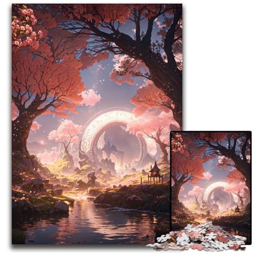 Puzzle für Erwachsene 1000 Teile Antiker Bogen Puzzle für Erwachsene kreatives Familienspiel und Heimdekoration Teenager 1000 Teile (75 x 50 cm) von ZZQWIPEIS