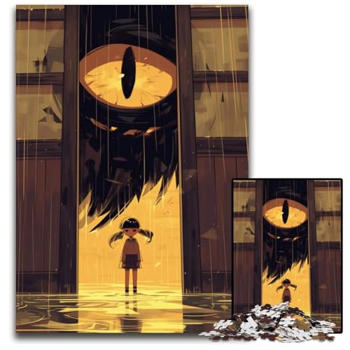 Puzzle mit 1000 Teilen für Erwachsene Abnormal Core anspruchsvolle Puzzles perfekt als Halloween- Weihnachts- und Geburtstagsgeschenk 1000 Teile (38 x 26 cm) von ZZQWIPEIS