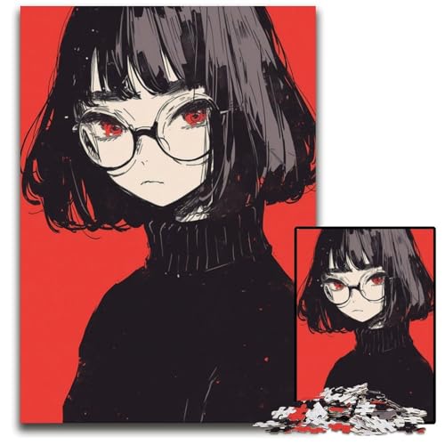 Puzzle mit 1000 Teilen für Erwachsene Abnormal Core anspruchsvolle Puzzles perfekt als Halloween- Weihnachts- und Geburtstagsgeschenk 1000 Teile (38 x 26 cm) von ZZQWIPEIS