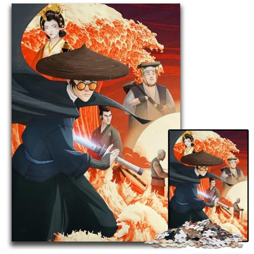 Puzzle mit 1000 Teilen für Erwachsene Holzpuzzles von Allies Denksportaufgabe und Heimdekoration 1000 Teile (75 x 50 cm) von ZZQWIPEIS
