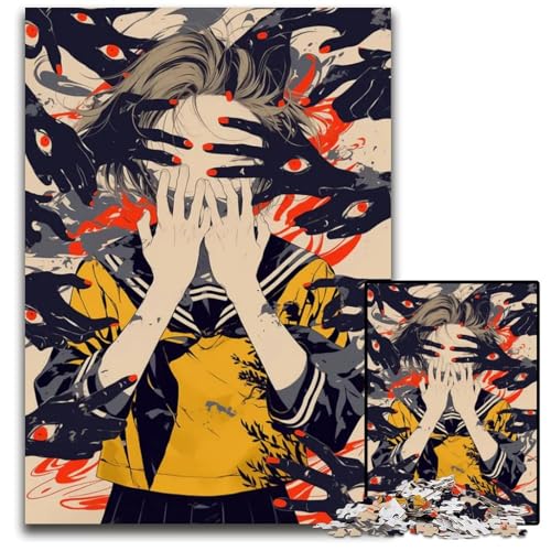 Puzzle mit 1000 Teilen für Erwachsene Papierpuzzle mit abnormalem Kern Denksportaufgabe und Heimdekoration 1000 Teile (38 x 26 cm) von ZZQWIPEIS