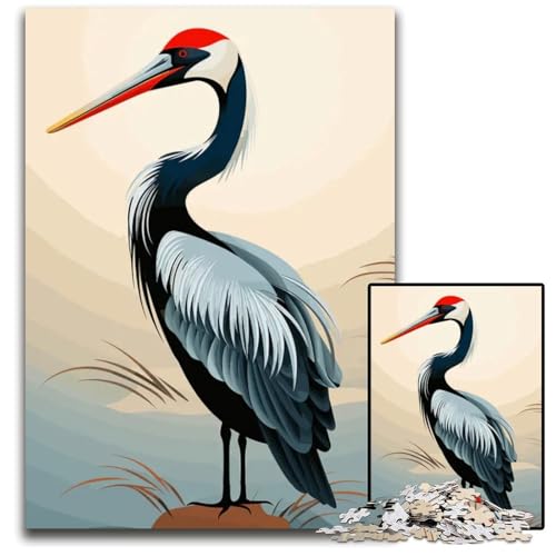 Puzzle mit 1000 Teilen für Erwachsene Tier-Japan-Vibes anspruchsvolle Puzzles perfekt für Halloween Weihnachten Geburtstagsgeschenk 1000 Teile (38 x 26 cm) von ZZQWIPEIS