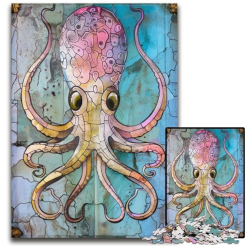 Tier-Gold-Puzzle 1000 Teile Holzpuzzle für Erwachsene anspruchsvolles Denkspiel für Teenager Spaß für den Familienspielabend 1000 Teile (75 x 50 cm) von ZZQWIPEIS