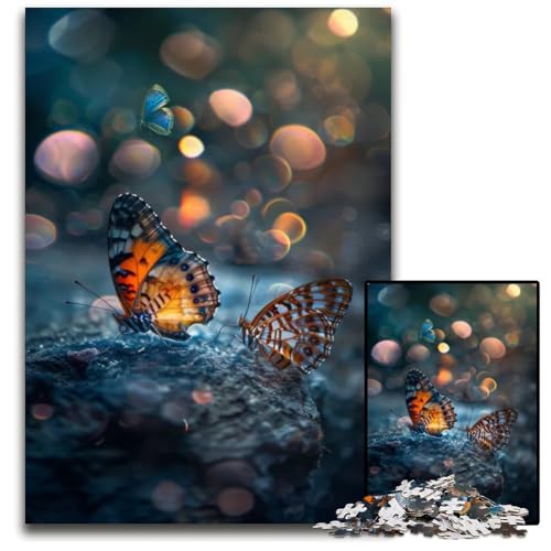 Tierfamilie 1000-teiliges Puzzle-Geschenk Holzpuzzle für Erwachsene für Teenager Familienspielabend Gehirn-fordernde Geschenkidee 1000 PCS (75 x 50 cm) von ZZQWIPEIS