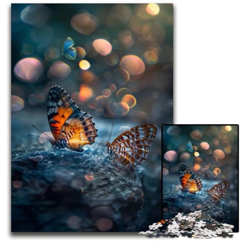 Tierfamilie Puzzle für Erwachsene 1000 Teile Papierpuzzle Familienaktivität Denksportaufgabe Heimdekoration 1000 Teile (38 x 26 cm) von ZZQWIPEIS