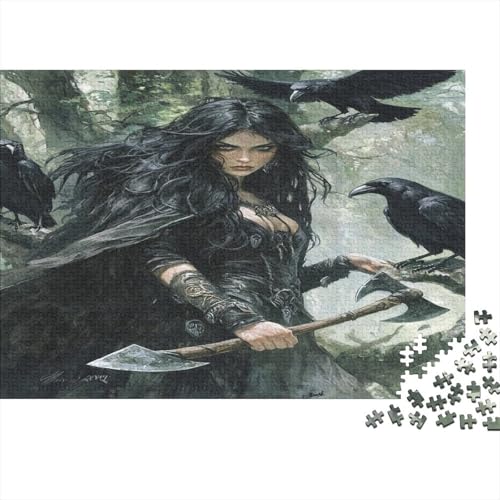 Arawn1000 Teile des Erwachsenenpuzzles, Black Haired Queen1000 Stücke des Erwachsenenpuzzles, Bildungspuzzle, Heimdekoration Puzzle, 1000 Stücke1000pcs (75x50cm) von ZZVRMCYLD