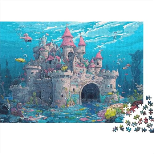 Castle1000 Erwachsene Puzzleteile, 1000 Pädagogische Puzzleteile, Heimdekoration Puzzleteile, 1000 Stücke1000pcs (75x50cm) von ZZVRMCYLD