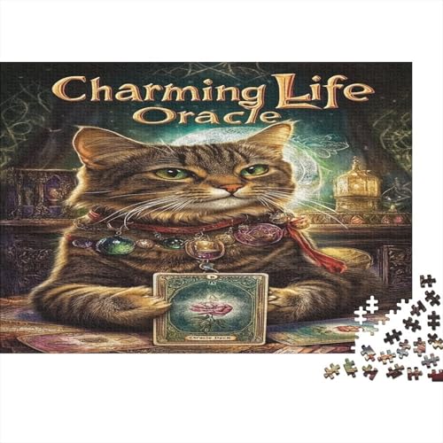 Cat Tarot Cards1000 Puzzles Für Erwachsene 1000 Puzzles Für Erwachsene Und Kinder1000pcs (75x50cm) von ZZVRMCYLD