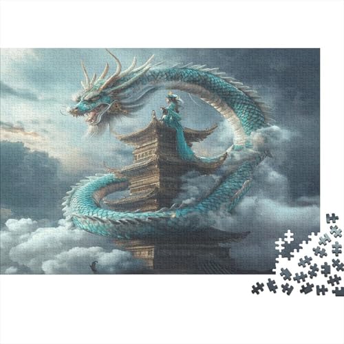 Chinese Long1000-Puzzleteile,Chinese Elements Multifunktional, Standardgröße1000pcs (75x50cm) von ZZVRMCYLD