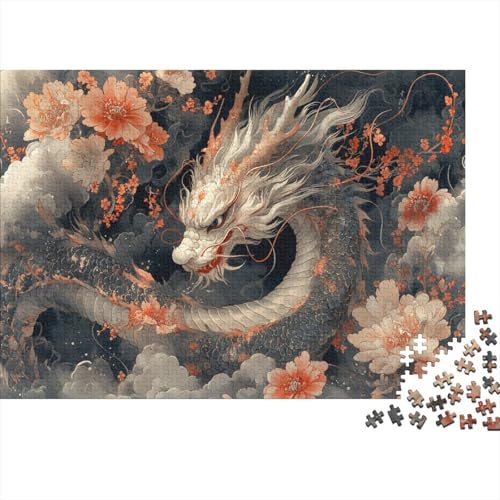 Chinese Long1000 Teile des Erwachsenenpuzzles, Chinese Elements1000 Stücke des Erwachsenenpuzzles, Bildungspuzzle, Heimdekoration Puzzle, 1000 Stücke1000pcs (75x50cm) von ZZVRMCYLD