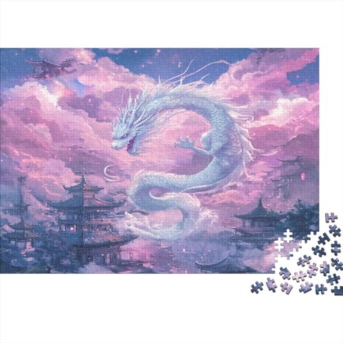 Chinese Loong1000 Erwachsenes Puzzle, 1000 Puzzle Pädagogisches Spiel, Heimdekoration Puzzle1000pcs (75x50cm) von ZZVRMCYLD