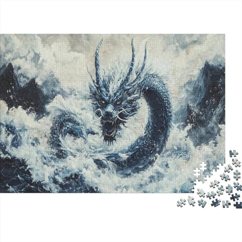 Chinese Loong1000 Teile des Erwachsenenpuzzles, 1000 Stücke des Erwachsenenpuzzles, Bildungspuzzle, Heimdekoration Puzzle, 1000 Stücke1000pcs (75x50cm) von ZZVRMCYLD