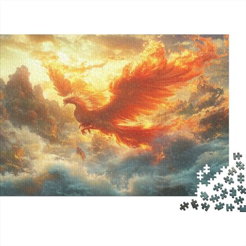 Chinese Mythical Phoenix1000 Puzzle Spiele Für Erwachsene Nachhaltige Puzzle SpieleChinese Elements1000pcs (75x50cm) von ZZVRMCYLD