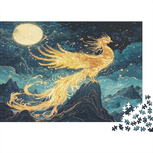 Chinese Mythical Phoenix1000 Puzzle Spiele Für Erwachsene Nachhaltige Puzzle SpieleChinese Elements1000pcs (75x50cm) von ZZVRMCYLD