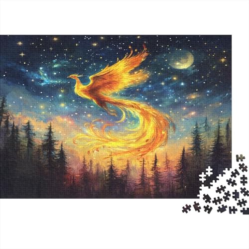 Chinese Mythical Phoenix1000-Stücke Von Erwachsenen- Und Kinderspielzeug, Chinese ElementsPuzzle-Spiele, Bildungsspiele, Stressabbau, Wohndekoration-Puzzle, Hochwertige Und Langlebige 1000-Stücke1000p von ZZVRMCYLD