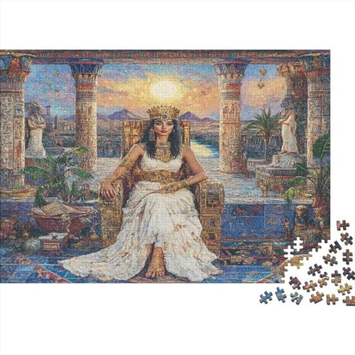 Cleopatra VII1000-Stücke Des Erwachsenenpuzzlespiels, Erwachsenen-Spaß-Puzzlespiel, Thea Philopator Cleopatra Thea Neotera1000-Stücke Des Hochwertigen Und Langlebigen Schulspiels Zur Entlastung Von St von ZZVRMCYLD