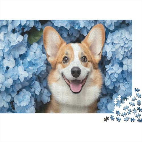 Cute Dog1000 Erwachsenes Puzzle, 1000 Puzzle Pädagogisches Spiel, Heimdekoration Puzzle1000pcs (75x50cm) von ZZVRMCYLD