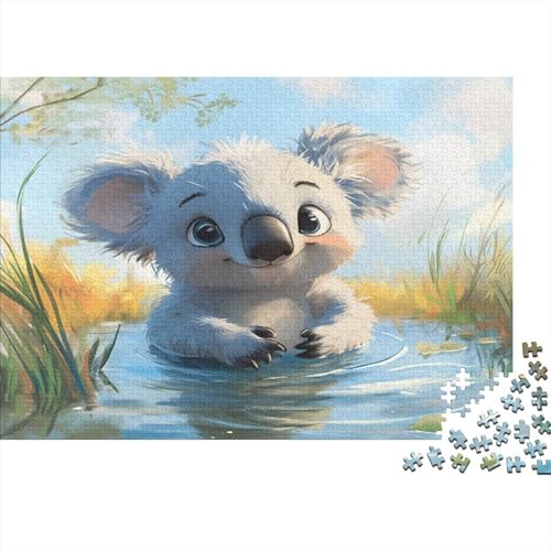 Cute Koala1000-Puzzleteile, Animalgeeignet Für Erwachsene Und Kinder Ab Zwölf Jahren1000pcs (75x50cm) von ZZVRMCYLD