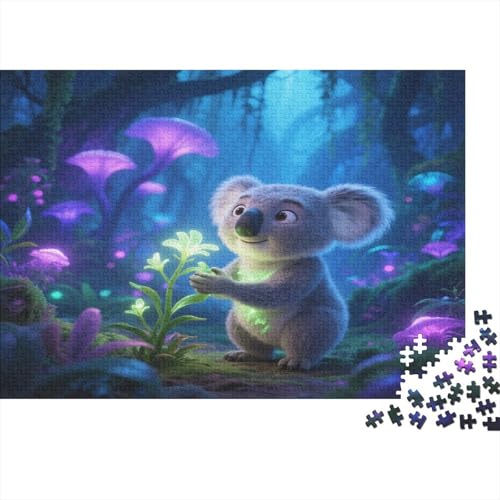 Cute Koala1000-Stücke Von Erwachsenen- Und Kinderspielzeug, AnimalPuzzle-Spiele, Bildungsspiele, Stressabbau, Wohndekoration-Puzzle, Hochwertige Und Langlebige 1000-Stücke1000pcs (75x50cm) von ZZVRMCYLD
