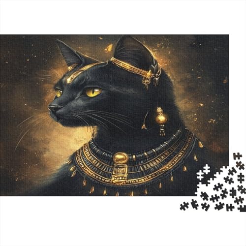 Egyptian Cat1000 Puzzle Spiele Für Erwachsene Nachhaltige Puzzle Spieleanimal1000pcs (75x50cm) von ZZVRMCYLD