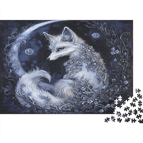 Fox1000 Erwachsene Puzzleteile, Animal Chinese Elements1000 Pädagogische Puzzleteile, Heimdekoration Puzzleteile, 1000 Stücke1000pcs (75x50cm) von ZZVRMCYLD