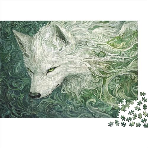 Fox1000-Stücke Von Erwachsenen- Und Kinderspielzeug, Animal Chinese ElementsPuzzle-Spiele, Bildungsspiele, Stressabbau, Wohndekoration-Puzzle, Hochwertige Und Langlebige 1000-Stücke1000pcs (75x50cm) von ZZVRMCYLD