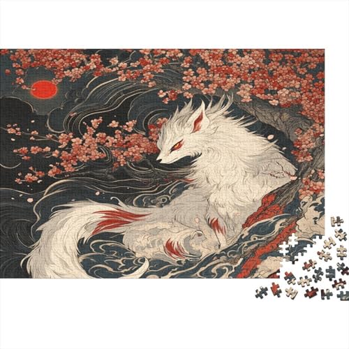 Fox1000 Teile des Erwachsenenpuzzles, Animal Chinese Elements1000 Stücke des Erwachsenenpuzzles, Bildungspuzzle, Heimdekoration Puzzle, 1000 Stücke1000pcs (75x50cm) von ZZVRMCYLD