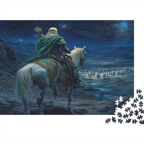 Horse1000 Erwachsene Puzzleteile, A Running Horse Animal KnightDIY Erwachsene Und Kinder Intellektuelle Bildung Spielzeug Sammlung, 1000 Moderne Wohndekoration Puzzleteile1000pcs (75x50cm) von ZZVRMCYLD