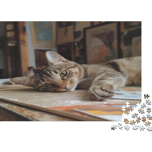 Lincolnsoares_a_cat_Lying_on_The_Table_-v_6.1_12bd6982-3153-4804-b975-b827ceea359b1000-Stücke Von Erwachsenen- Und Kinderspielzeug, Puzzle-Spiele, Erwachsene Und Kinder Pädagogische Spiele, Stresslin von ZZVRMCYLD