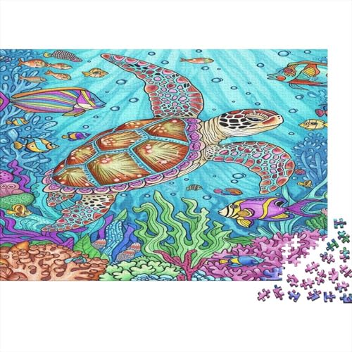 Little Turtle1000 Erwachsene Puzzleteile, DIY Erwachsene Und Kinder Intellektuelle Bildung Spielzeug Sammlung, 1000 Moderne Wohndekoration Puzzleteile1000pcs (75x50cm) von ZZVRMCYLD