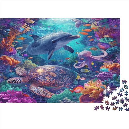 Little Turtle1000 Erwachsenes Puzzle, 1000 Puzzle Pädagogisches Spiel, Heimdekoration Puzzle1000pcs (75x50cm) von ZZVRMCYLD