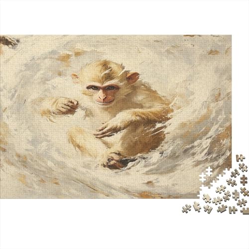 Monkey1000-Stücke Von Erwachsenen- Und Kinderspielrätseln, Puzzle-Spiele, Bildungsspiele, Stresslindernde Wohndekorationen Und Stresslindernde Puzzles1000pcs (75x50cm) von ZZVRMCYLD