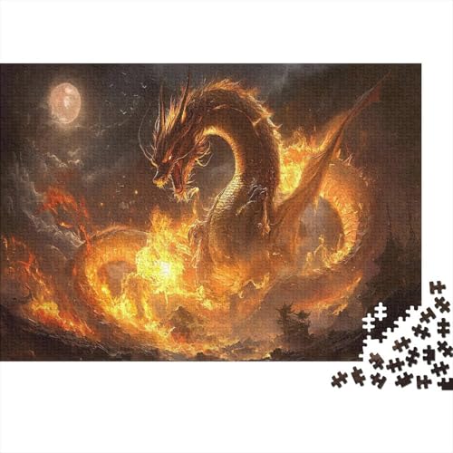 Nezha1000 Erwachsenes Puzzle,Chinese Mythology 1000 Puzzle Pädagogisches Spiel, Heimdekoration Puzzle1000pcs (75x50cm) von ZZVRMCYLD