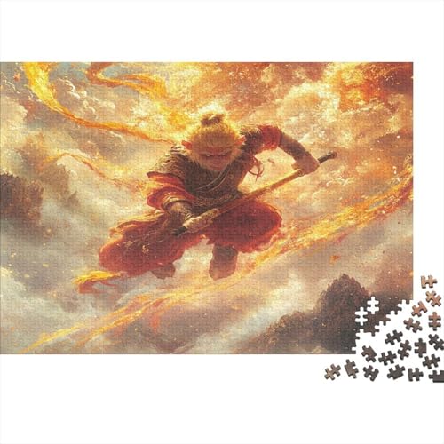 Nezha1000-Puzzleteile, Chinese Mythologygeeignet Für Erwachsene Und Kinder Ab Zwölf Jahren1000pcs (75x50cm) von ZZVRMCYLD