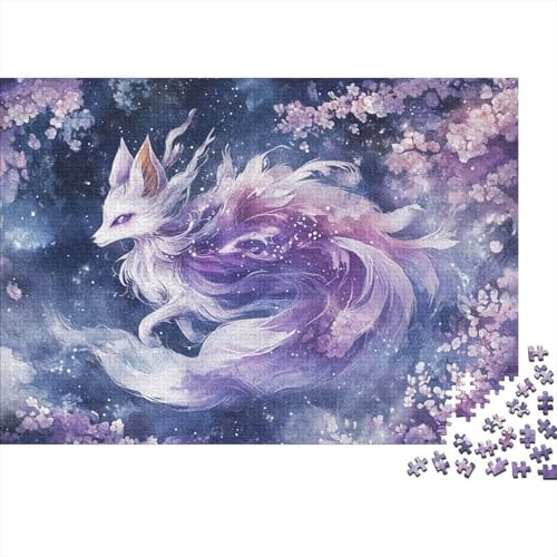 Nine Tailed Spirit Fox1000 Erwachsene Puzzleteile, Chinese Mythology Anime StyleDIY Erwachsene Und Kinder Intellektuelle Bildung Spielzeug Sammlung, 1000 Moderne Wohndekoration Puzzleteile1000pcs (75x von ZZVRMCYLD