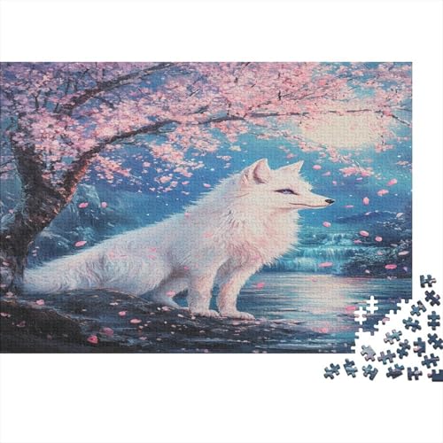 Nine Tailed Spirit Fox1000-Stücke Von Erwachsenen- Und Kinderspielzeug,Chinese Mythology Anime Style Puzzle-Spiele, Erwachsene Und Kinder Pädagogische Spiele, Stresslindernde Wohndekorationspuzzles, 1 von ZZVRMCYLD