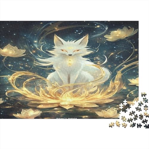 Nine Tailed Spirit Fox1000-Stücke Von Erwachsenen- Und Kinderspielzeug,Chinese Mythology Anime Style Puzzle-Spiele, Erwachsene Und Kinder Pädagogische Spiele, Stresslindernde Wohndekorationspuzzles, 1 Nine Tailed Spirit Fox1000-Stücke Von Erwachsenen- Und Kinderspielzeug,Chinese Mythology Anime Style Puzzle-Spiele, Erwachsene Und Kinder Pädagogische Spiele, Stresslindernde Wohndekorationspuzzles, 1 von ZZVRMCYLD