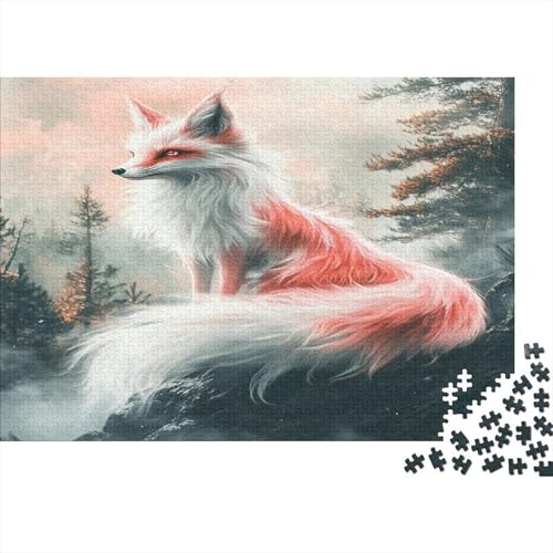 Nine Tailed Spirit Fox1000-Stücke Von Erwachsenen- Und Kinderspielzeug,Chinese Mythology Anime Style Puzzle-Spiele, Erwachsene Und Kinder Pädagogische Spiele, Stresslindernde Wohndekorationspuzzles, 1 Nine Tailed Spirit Fox1000-Stücke Von Erwachsenen- Und Kinderspielzeug,Chinese Mythology Anime Style Puzzle-Spiele, Erwachsene Und Kinder Pädagogische Spiele, Stresslindernde Wohndekorationspuzzles, 1 von ZZVRMCYLD