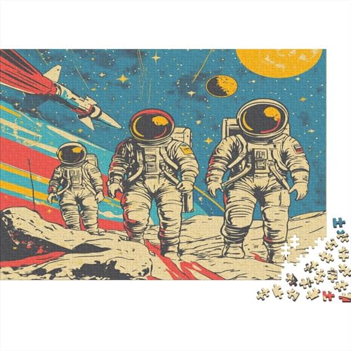 Outer Space Astronauts1000 Puzzle Spiele Für Erwachsene Nachhaltige Puzzle Spiele1000pcs (75x50cm) von ZZVRMCYLD