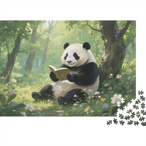 Panda1000-Stücke Von Erwachsenen- Und Kinderspielrätseln,Animal Puzzle-Spiele, Bildungsspiele, Stresslindernde Wohndekorationen Und Stresslindernde Puzzles1000pcs (75x50cm) von ZZVRMCYLD