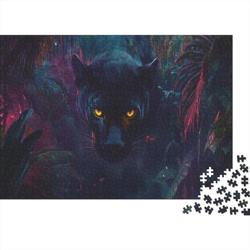 Panther1000 Puzzle Spiele Für Erwachsene Nachhaltige Puzzle Spieleforest1000pcs (75x50cm) von ZZVRMCYLD