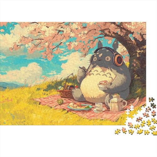 Pussy1000-Stücke Puzzlepuzzle, Erwachsenenpuzzle, Kinderpuzzle, Spielzeug, Wohndekoration Geschenk, Hochwertige, Langlebige, Stressentlastende 1000-Stücke1000pcs (75x50cm) von ZZVRMCYLD