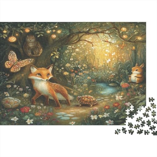 Reynard1000 Puzzle Spiele Für Erwachsene Nachhaltige Puzzle SpieleTod Fox1000pcs (75x50cm) von ZZVRMCYLD