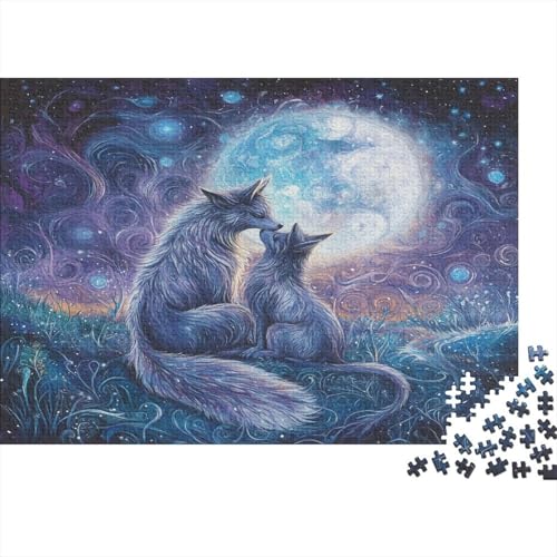 Reynard1000-Puzzleteile, Tod Foxgeeignet Für Erwachsene Und Kinder Ab Zwölf Jahren1000pcs (75x50cm) von ZZVRMCYLD
