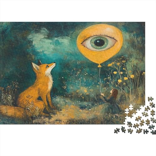 Reynard1000-Puzzleteile,Tod Fox Multifunktional, Standardgröße1000pcs (75x50cm) von ZZVRMCYLD